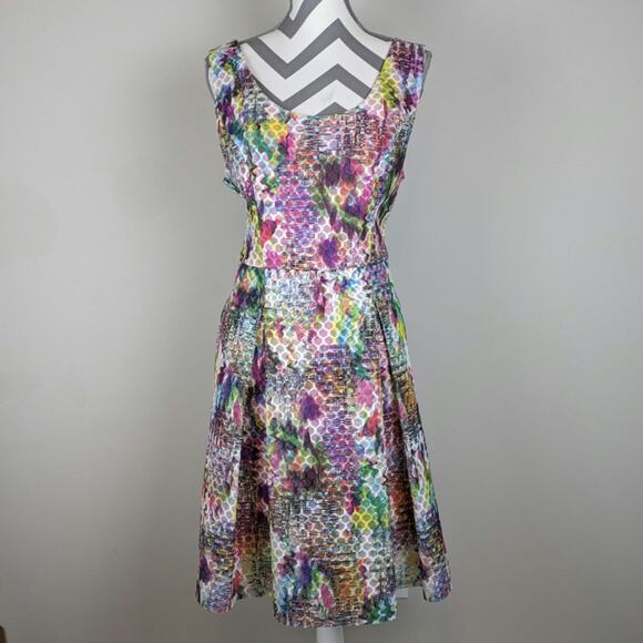 New York & Company Dresses & Skirts - New York & Company Multi Color Dress with Pockets 14